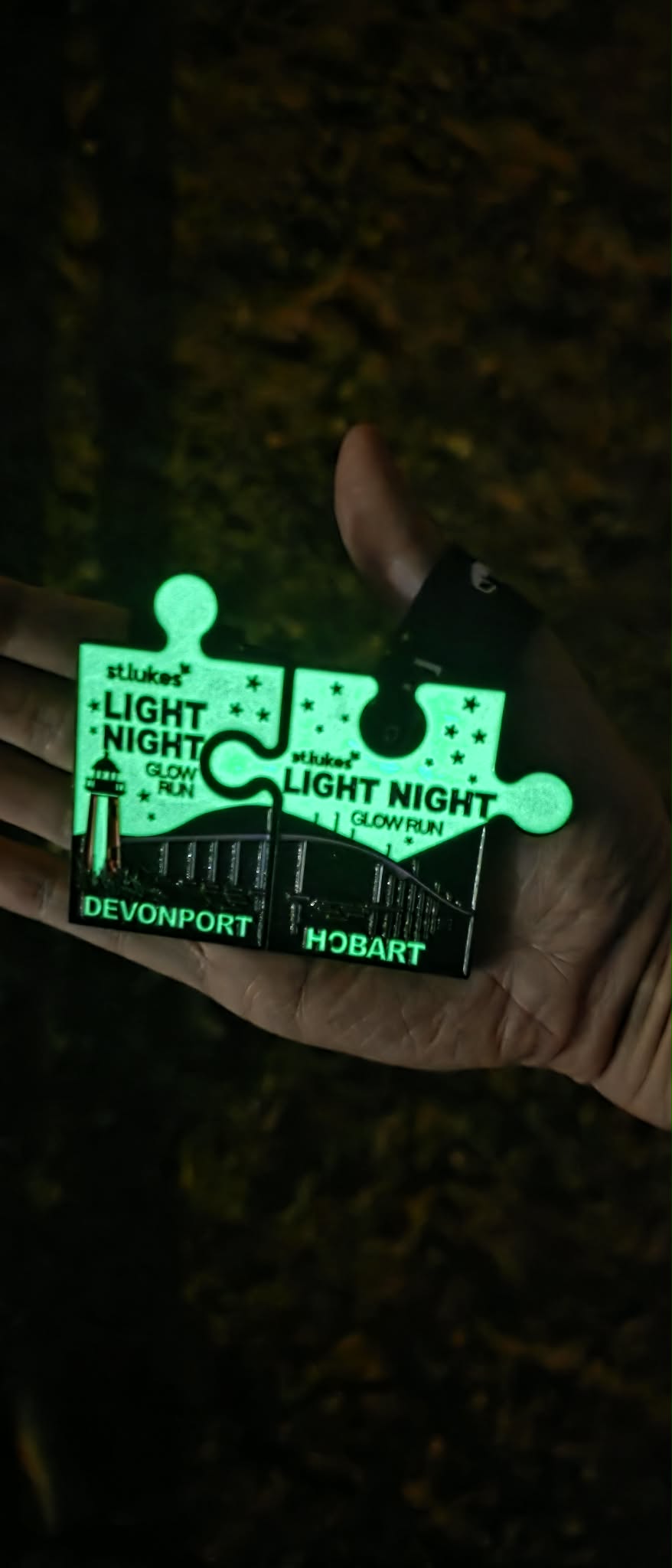 Joint medal – Light Night Glow Run and Walk™
